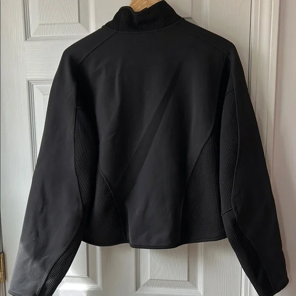 lululemon athletica mixed fabric half zip pullover large black - Picture 11 of 15